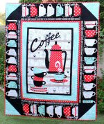 Snuggle Up With Coffee Quilt by Carol from Just Let Me Quilt
