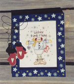 Welcome Friends & Flakes Stitchery by Jan Wilde from Mulberry Street