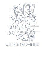 Kitchen Proverbs Vintage Embroidery Free Patterns through Tipnut