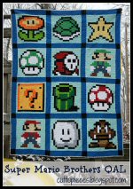 Super Mario Brothers Quilt by Angela Pingel from Cut to Pieces