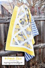 4-Patch Slice Free Quilt Pattern by Lindsey from Inspiring Creations