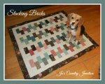 Stacking Bricks Baby Quilt by Jo Kramer from Jo's Country Junction