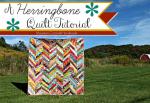 Scrappy Herringbone Quilt Tutorial by Maureen Cracknell