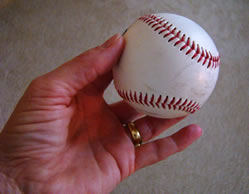 Use a Real Baseball to get Stitches Right