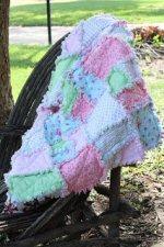 Baby Rag Quilt Tutorial by Jenae from I Can Teach My Child