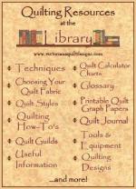 Quilting Resources at the Victoriana Quilt Designs Library