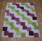 Movin On Up Quilt Tutorial by Amanda Jean from Crazy Mom Quilts