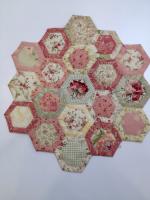 Quilt as You Go Hexagon Tutorial by Heather from Happy Appliquer